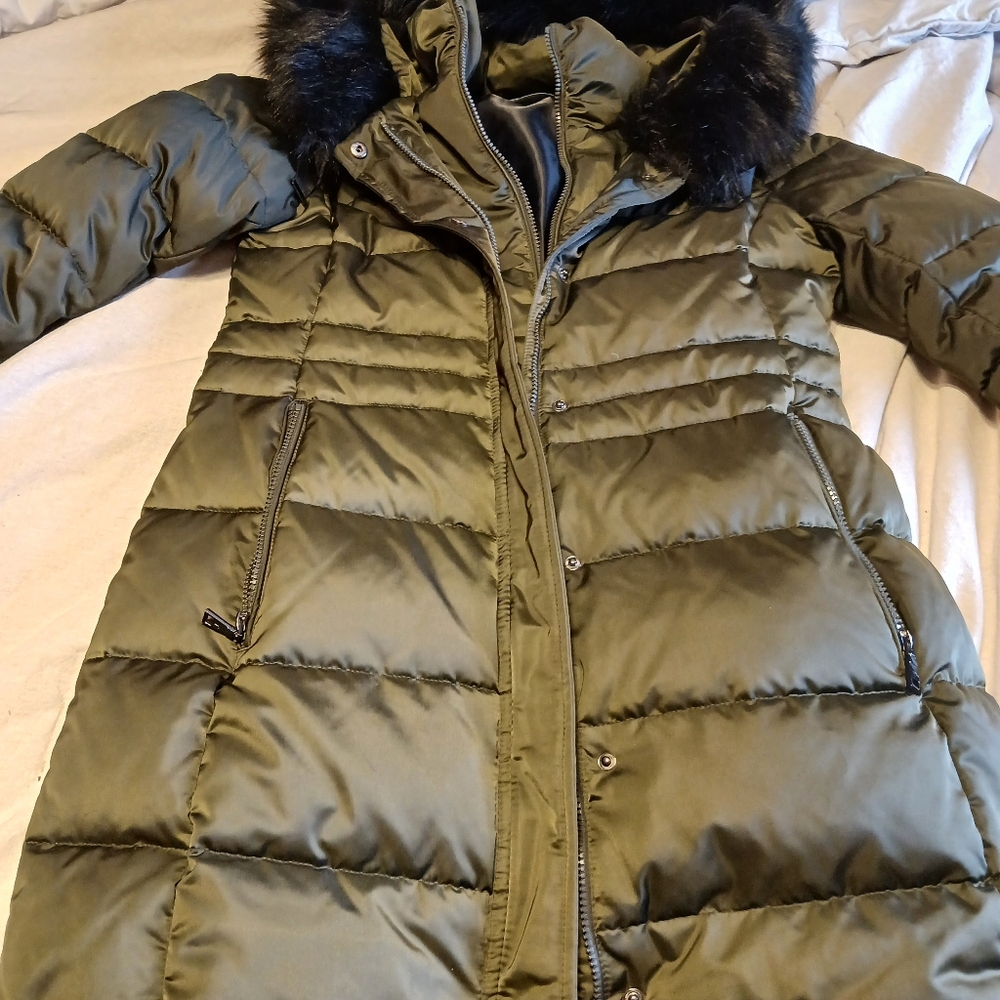 Down filled coat